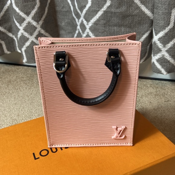 NEW - LOUIS VUITTON EPI LEATHER PETITE SAC PINK CROSSBODY DUSTBAG AND BOX - Picture 2 of 8